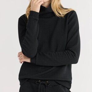 Dudley Stephens Waffle Turtleneck - Size M